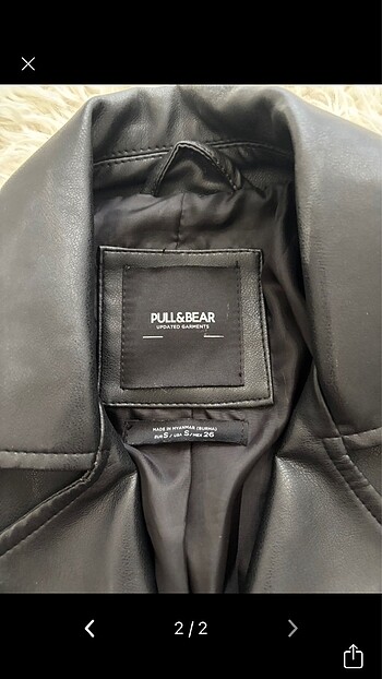 Pull and Bear Pull bear deri ceket