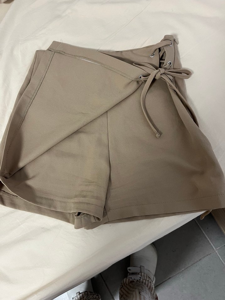 Bej Kemerli Midi Kadın Etek - Görsel 4