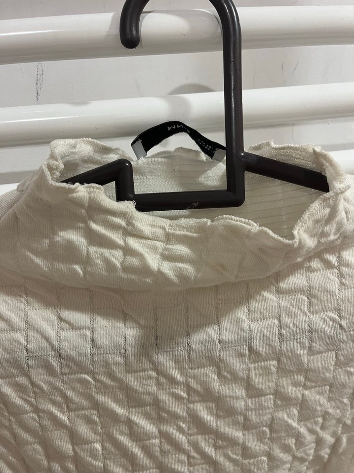 Dik yaka bluz - Görsel 3