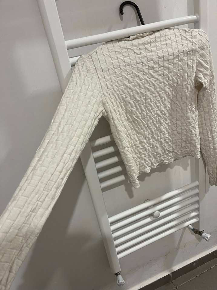 Dik yaka bluz - Görsel 2