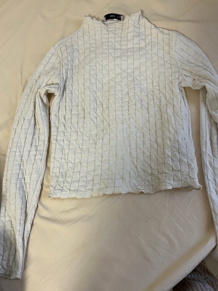 Dik yaka bluz - Görsel 5