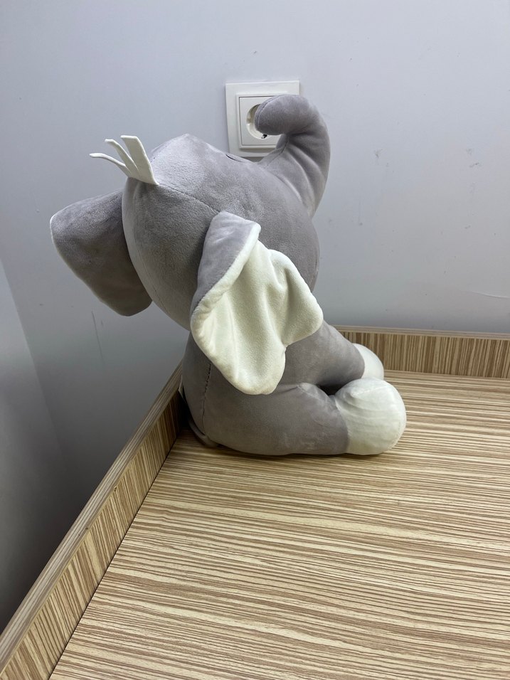 Gri Fil Peluş Oyuncak - Görsel 5