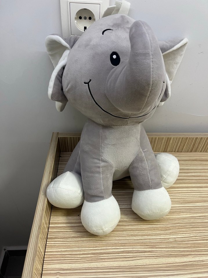 Gri Fil Peluş Oyuncak - Görsel 2