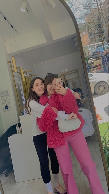 Pembe peluş koton