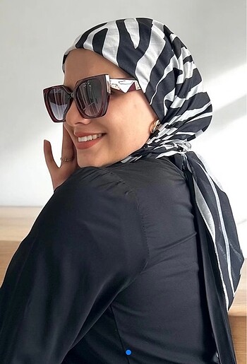 Diğer Zebra desen pamuk eşarp