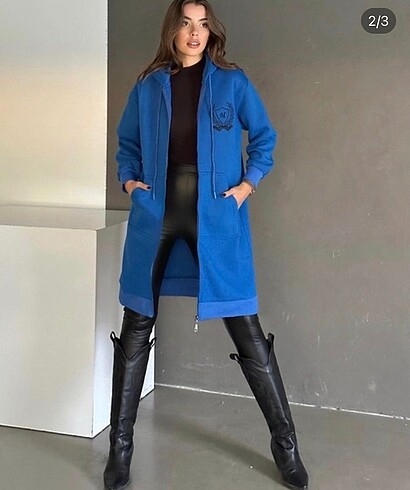 Zara Uzun 3 iplik Şardonlu hırka