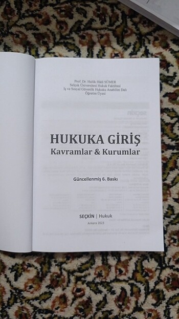 Hukuka giriş