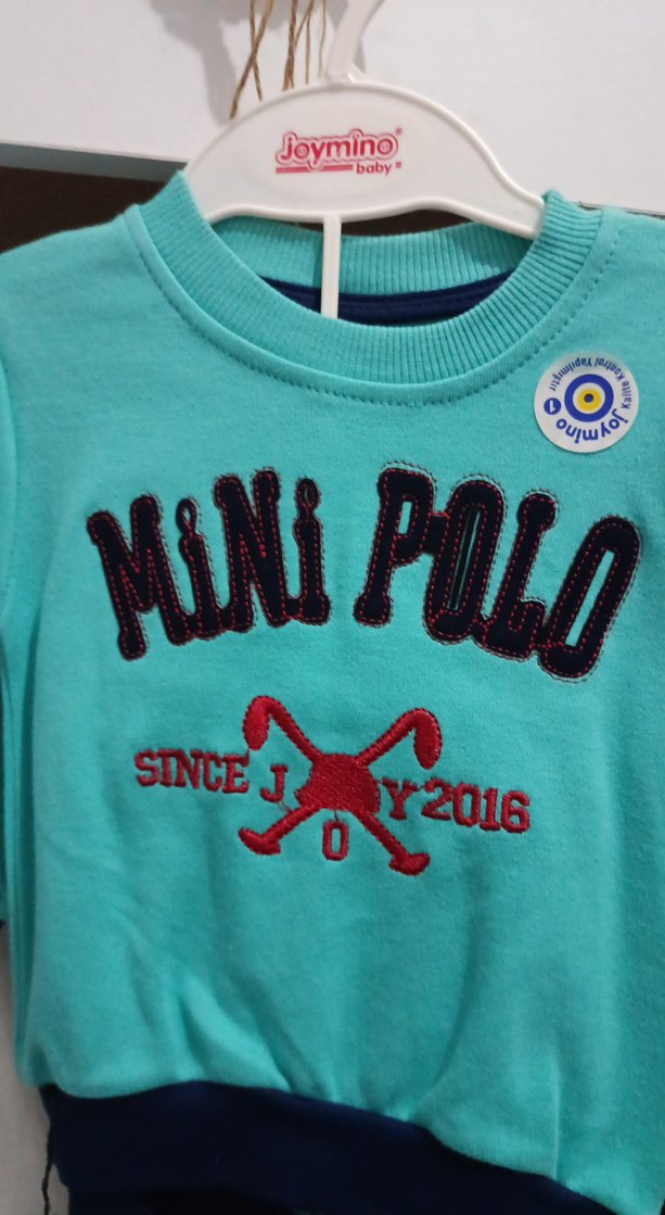 Mavi Pamuklu Erkek Çocuk Sweatshirt - Görsel 2