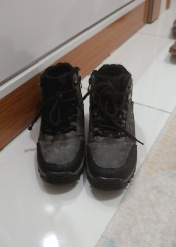 Gri Yılan Desenli Erkek Outdoor Bot - Görsel 5