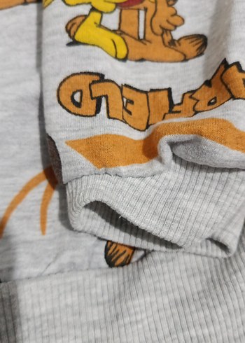 Erkek Gri Baskılı Uzun Kollu Kısa Pijama Takımı - Görsel 5