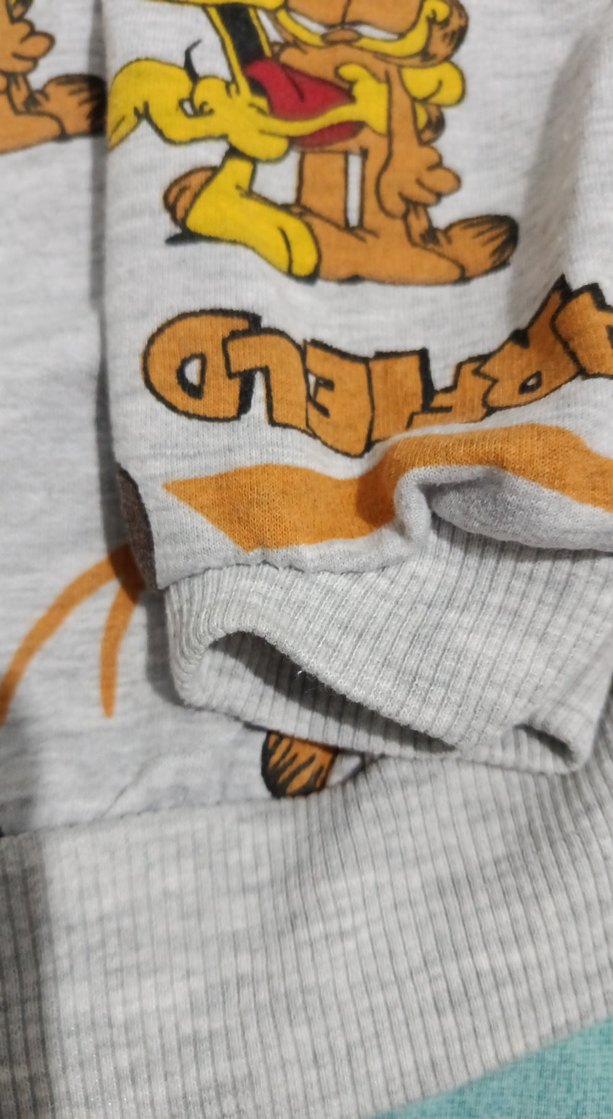 Erkek Gri Baskılı Uzun Kollu Kısa Pijama Takımı - Görsel 5