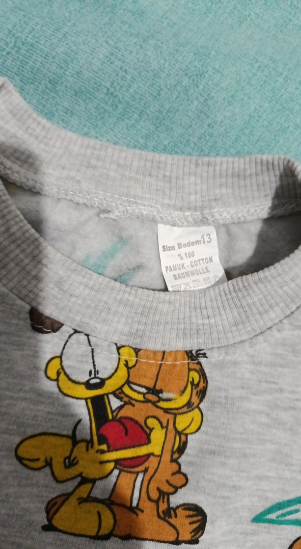 Erkek Gri Baskılı Uzun Kollu Kısa Pijama Takımı - Görsel 3