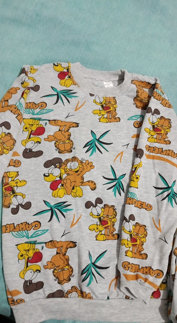 Erkek Gri Baskılı Uzun Kollu Kısa Pijama Takımı - Görsel 2