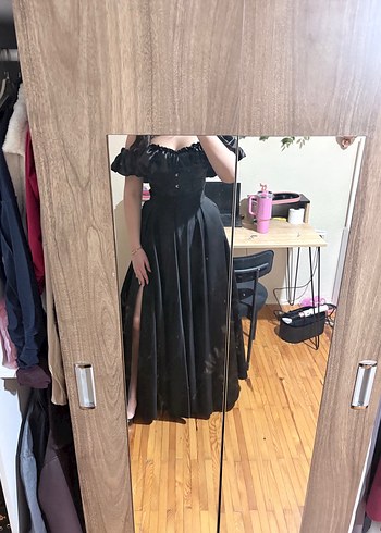 Nakışlı Siyah Midi  Korse gotik korse ayarlanabilir korse - Görsel 5