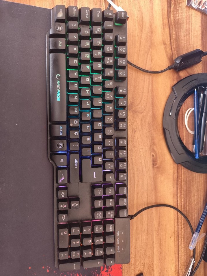 Rampage Çok Renkli Mekanik hisli - Görsel 3