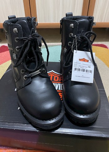 Harley Davidson Deri Biker Botlar Tokalı - Görsel 6