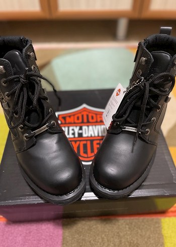 Harley Davidson Deri Biker Botlar Tokalı - Görsel 7