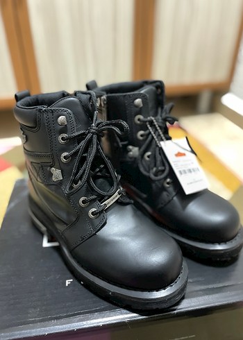 Harley Davidson Deri Biker Botlar Tokalı - Görsel 9