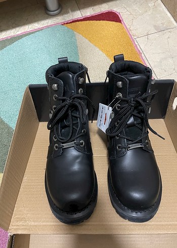 Harley Davidson Deri Biker Botlar Tokalı - Görsel 10