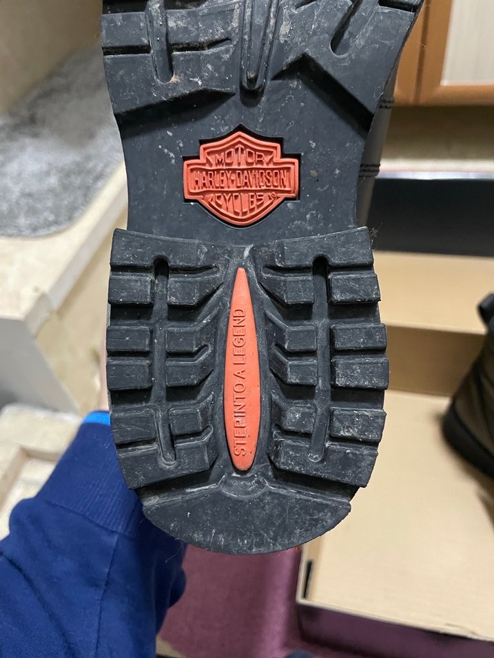 Harley Davidson Deri Biker Botlar Tokalı - Görsel 4