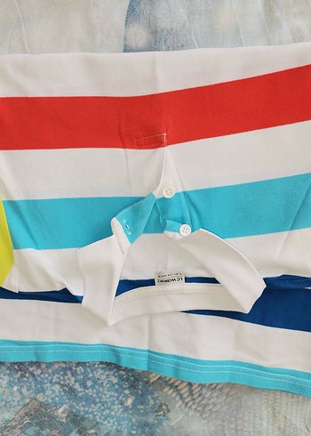 9 Yaş Beden Erkek Çocuk Renkli Polo Tişört