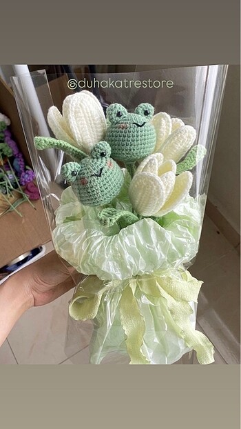 Kurbağa Buket?i amigurumi