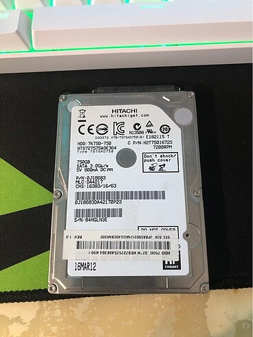 Hitachi 750GB HDD