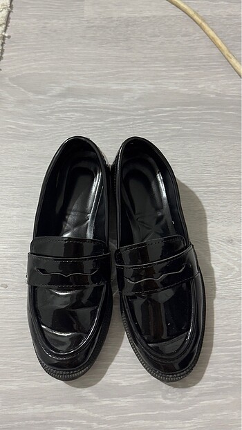 Diğer Siyah Rugan Loafer