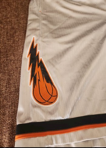 Beyaz Gri Spor Erkek Mini Şort - Görsel 2