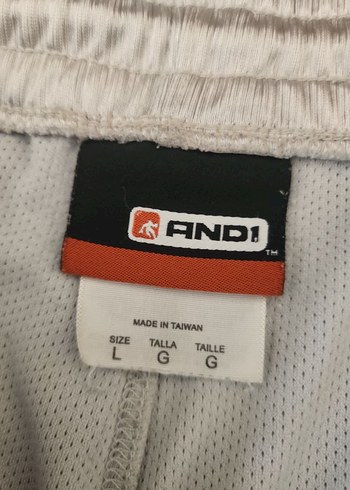 Beyaz Gri Spor Erkek Mini Şort - Görsel 5