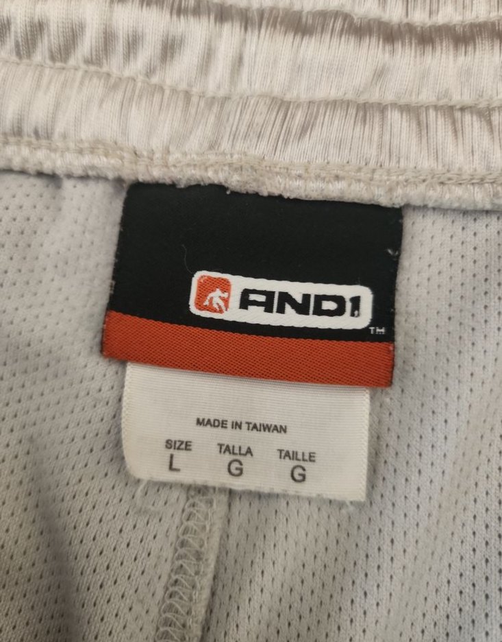 Beyaz Gri Spor Erkek Mini Şort - Görsel 5