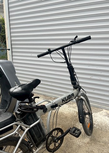Beden gri Renk Küba Elektrikli Katlanabilir Bisiklet