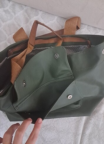 Yeşil kol çantası - Görsel 2