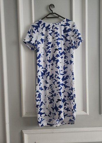 Mavi Baskılı Mini Hamile Şortu - Görsel 2