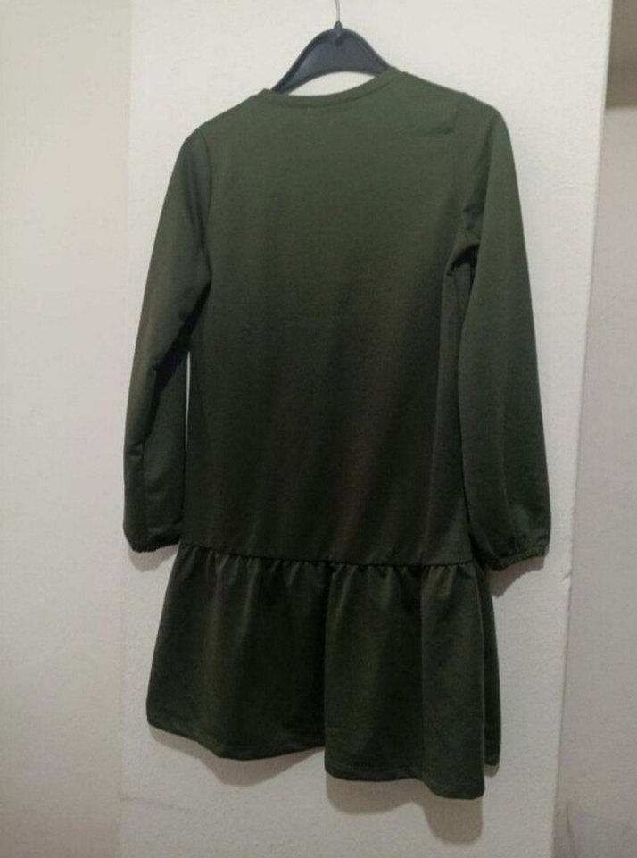 Haki Midi Basic Tunik - Görsel 2