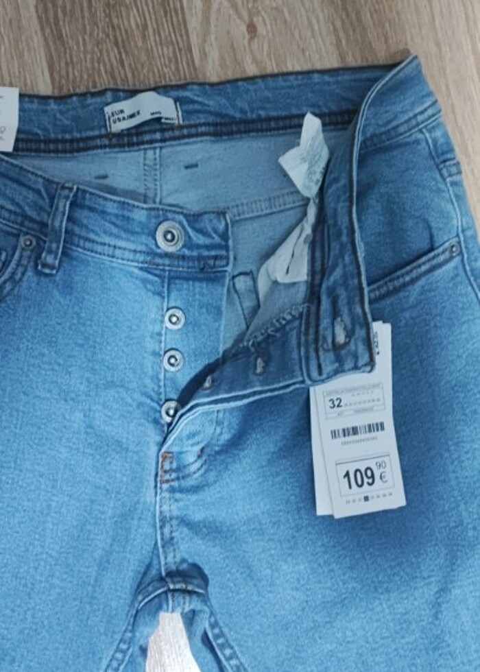 SIFIR 32 veya 31 Beden uyumlu SKINNY Pantolon - Görsel 3