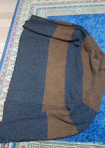 Erkek Kahverengi Premium Örgü Hırka - Görsel 2