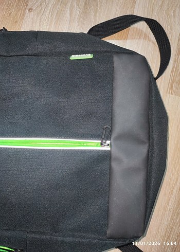 Fermuarlı Yeşil Erkek Sırt Çantası - Görsel 5