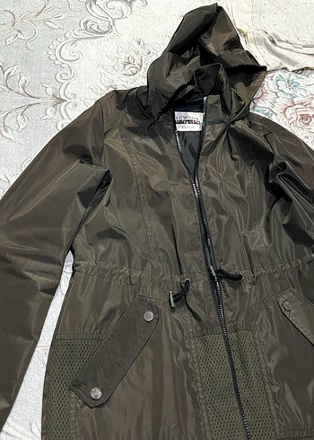 Kadın  Kapüşonlu Fermuarlı Ceket s ve m de uyumlu dur - Görsel 7