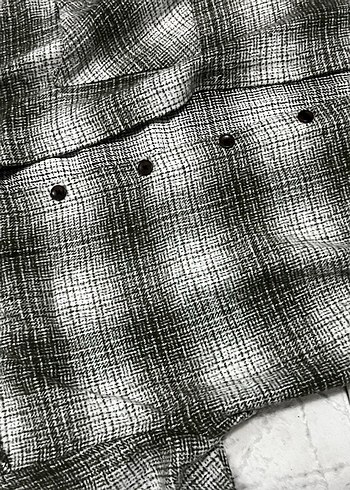 Koyu Yeşil Ekoseli Erkek Keten Gömlek - Görsel 5