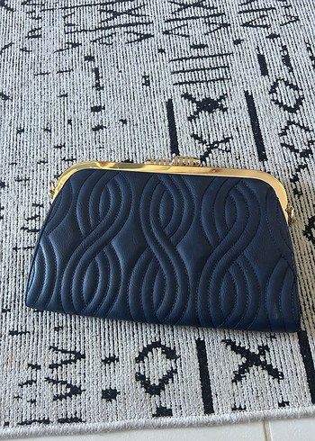 Zincir Detaylı Yılan Desenli Kadın Clutch Çanta - Görsel 5