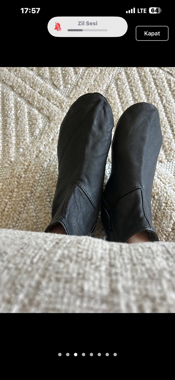 Sıyah mesh  namazlık bot - Görsel 5