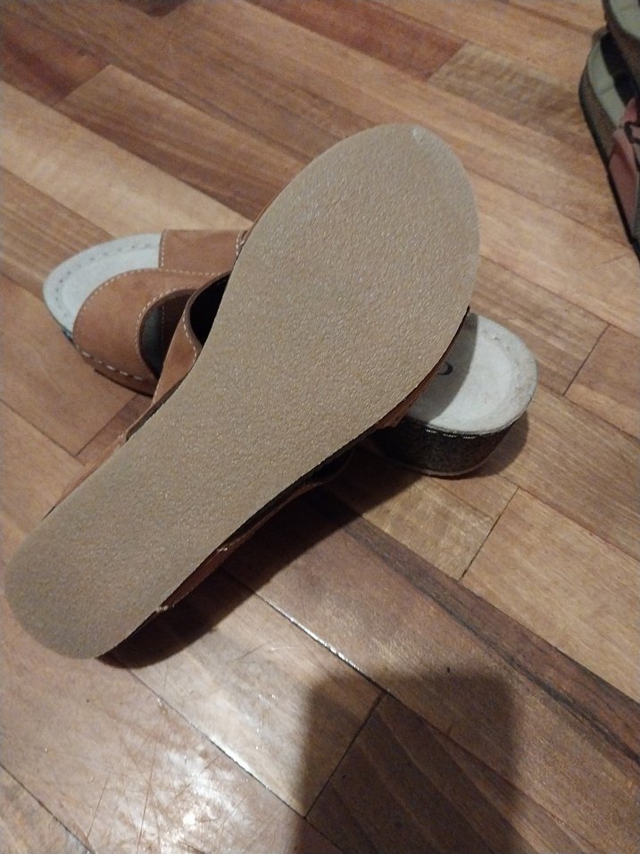 Boyner Cottonbar Kahverengi Süet kadın terlik - Görsel 4