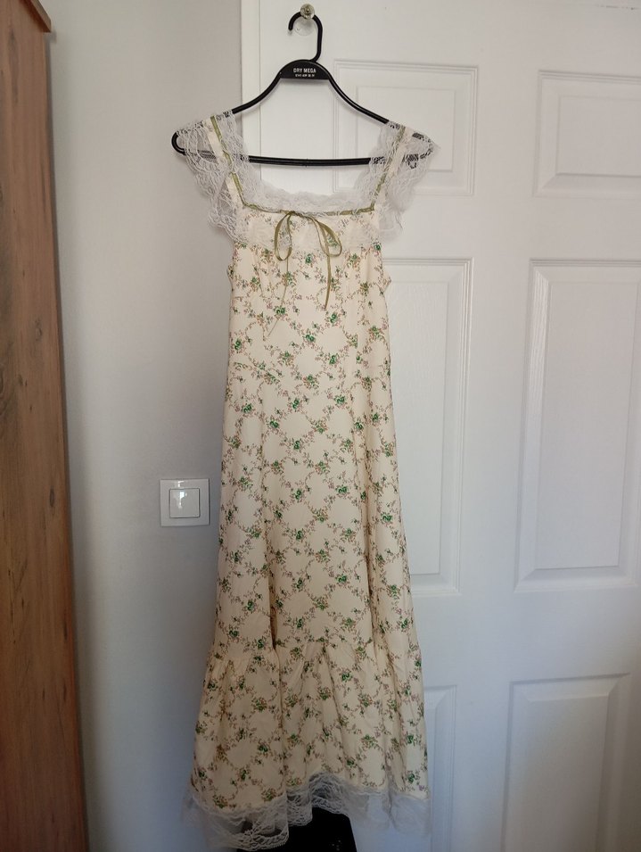 Dantelli elbise - Görsel 2