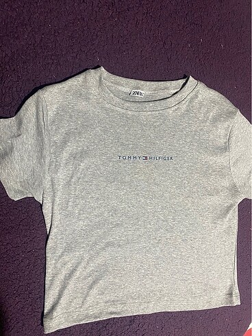 m Beden gri Renk ZARA CROP