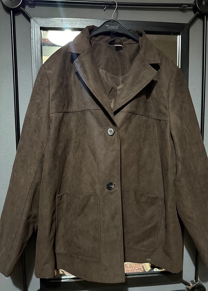 HM KADİFE KAHVERENGİ CEKET - Görsel 2