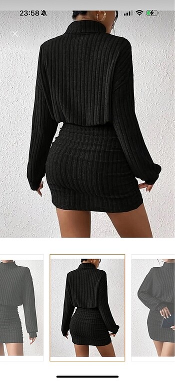 BOĞAZLI ELBİSE LİKRALİ - Görsel 2