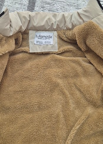 Erkek çocuk bej Kapüşonlu Mont - Görsel 3