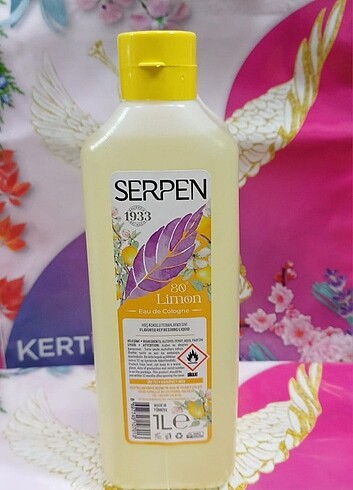 Serpen litrelik limon kolonya