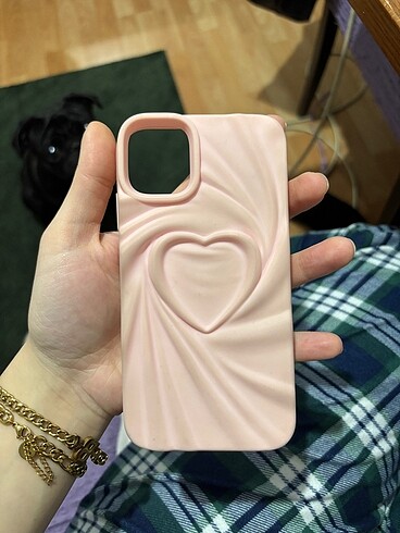 Iphone 11 Kılıf Pembe Kalpli